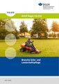 Das Bild zeigt die Titelseite der neuen Branchenregel zur Grün- und Landschaftspflege